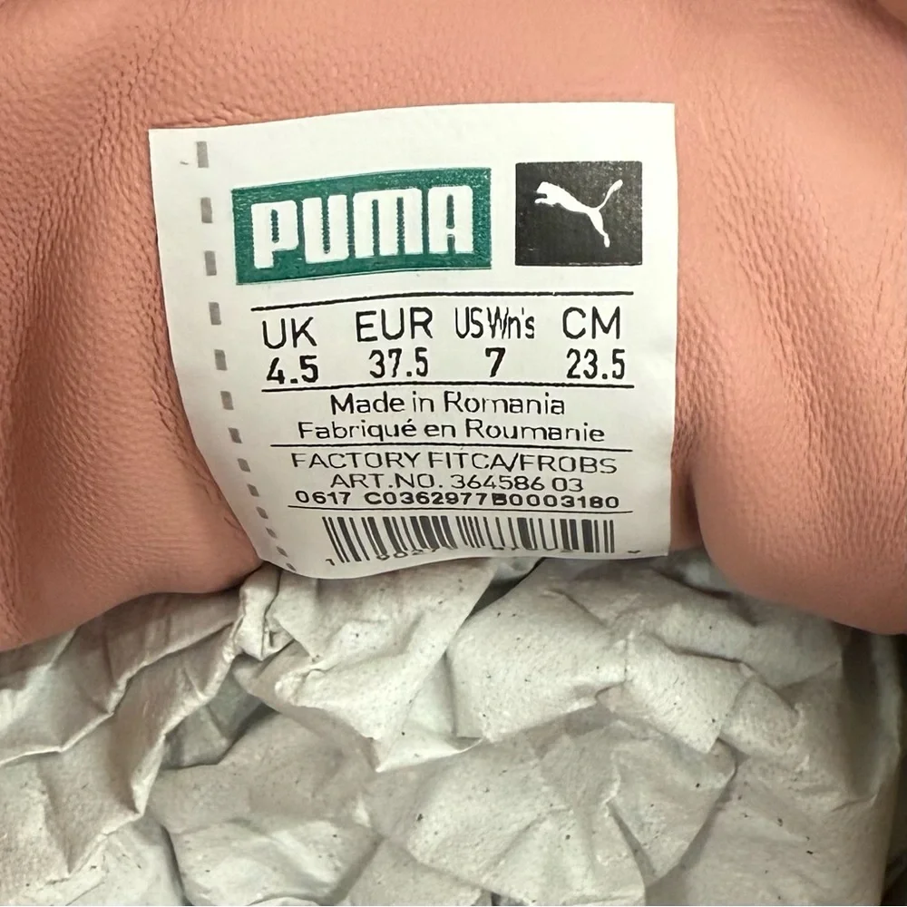 NWT Puma Pink Suede Platform Strap Wn’s - Picture 7 of 9